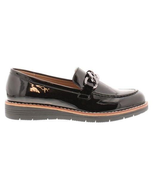 Apache Gray Flat Shoes Loafers Ledge Slip On Pu