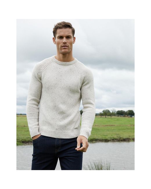 Threadbare Gray Ravenswood Crew for men