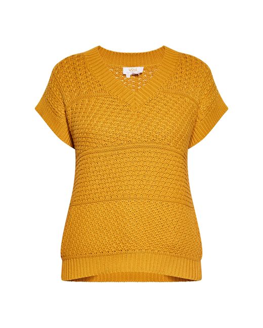 Usha Gebreide Trui Curry in het Yellow