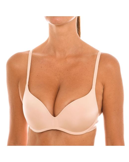 Dim Natural Wireless Push-Up Bra 007He. Enhancement, Support And A Touch Of Elegance