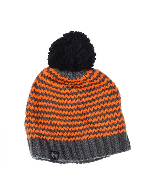 Buff Orange Knitted Hat 123000