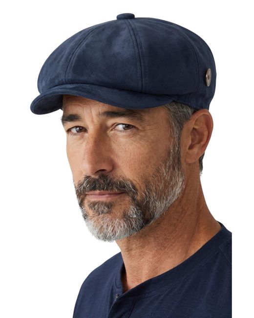TruClothing Blue Suede Vintage 8-Panel Classic Gatsby Baker Boy Hat for men