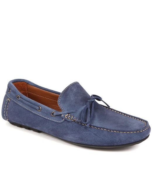 Jones Bootmaker Blue Percival Casual Moccasins for men