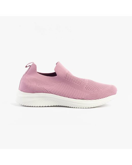 Dr Keller Pink Anika Shoes Textile