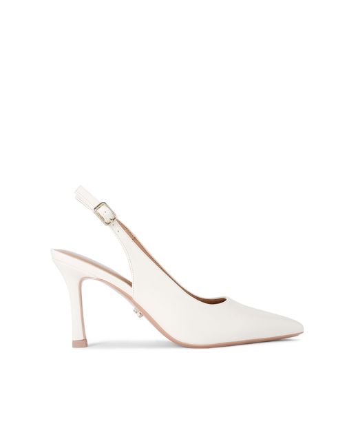 Carvela Kurt Geiger White Corletta Sling Court Heels