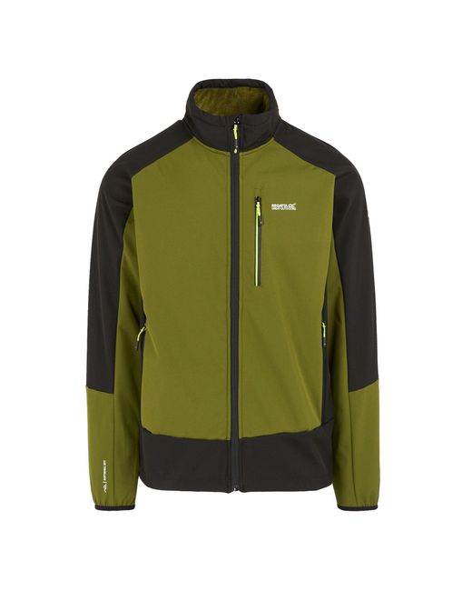 Regatta "Moutdale" Softshelljacke Für Herren (Nephrit/Schwarz) in Green für Herren