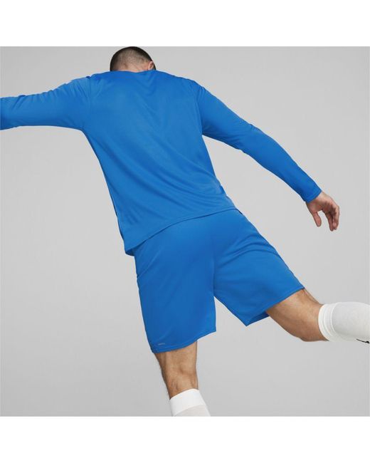 PUMA Blue Manchester City F.C. Football Goalkeeper Long Sleeve Replica Jersey for men
