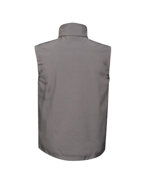 Regatta Gray Octagon 3 Layer Printable Softshell Bodywarmer for men