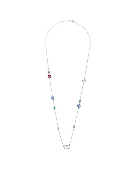 Orphelia Metallic 'Eloise' 925 Sterling Necklace