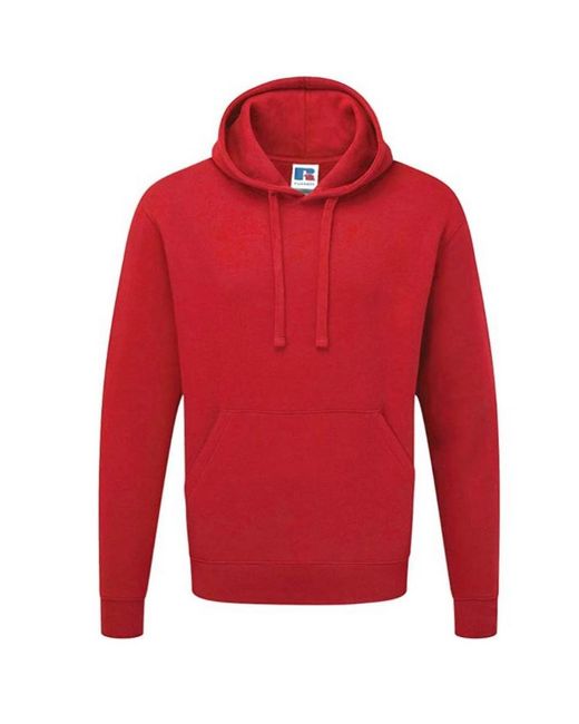 Russell Red Colour Hooded Sweatshirt Hoodie (Classic) for men