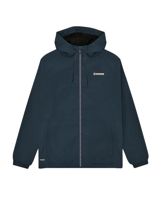 Lambretta Blue Ripstop Hooded Jacket for men