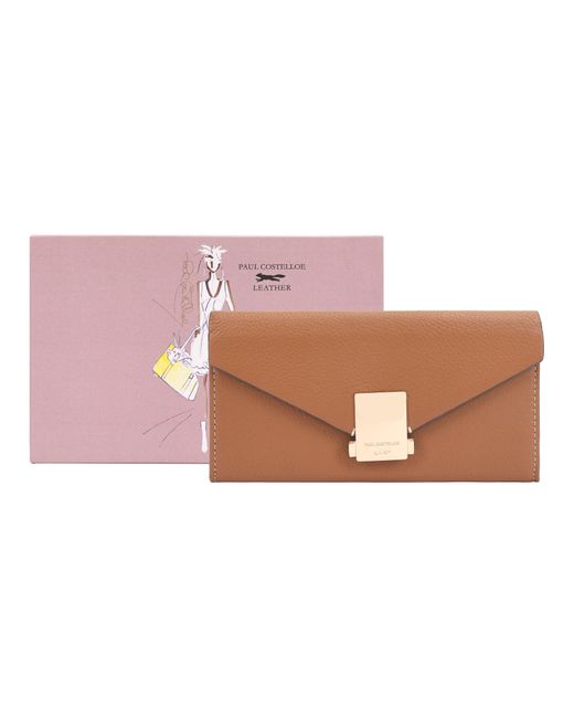 Paul Costelloe Pink Aspen Leather Purse