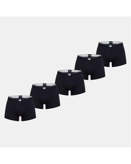 G-Star Blue G Summit 5 Pack Plain Design Boxer Brief for men