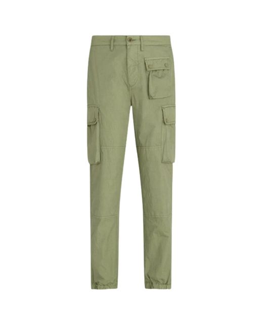 Belstaff Green Trialmaster Cargo Trousers for men