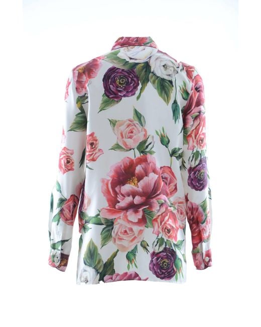 Dolce & Gabbana White Long Sleeve Shirt