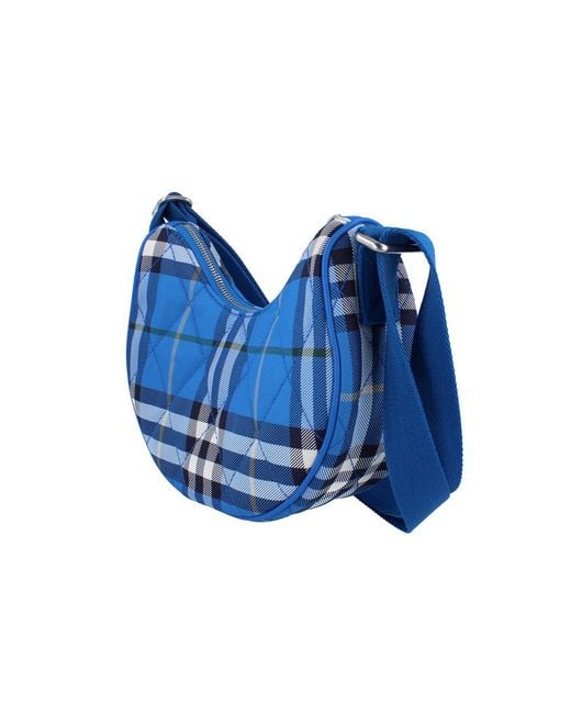 Burberry Blue Check Horseshoe Cross