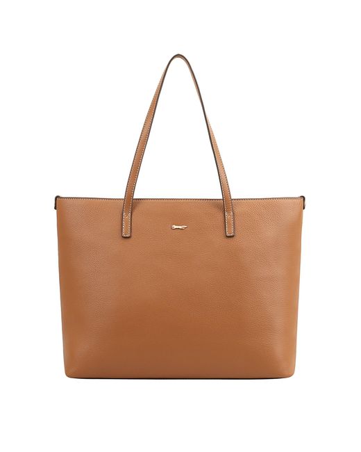 Paul Costelloe Brown Tropez Leather Shoulder Bag