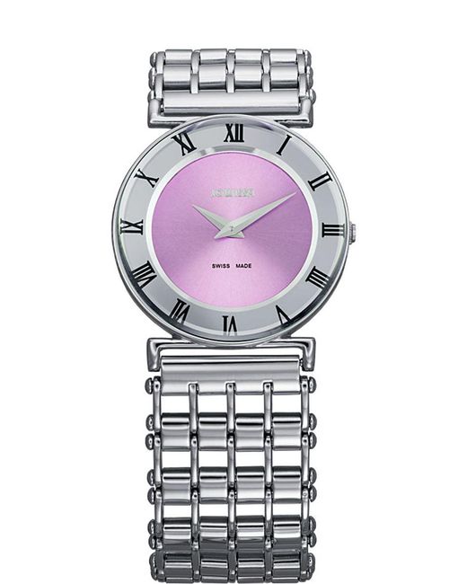 JOWISSA Metallic Roma Pastell Stainless Steel Dial Roman Numeral Watch
