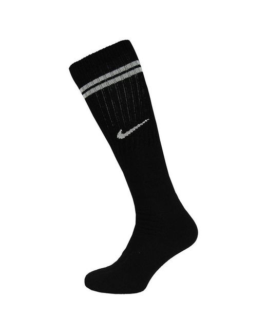 Nike Black Logo Long Tube Socks for men
