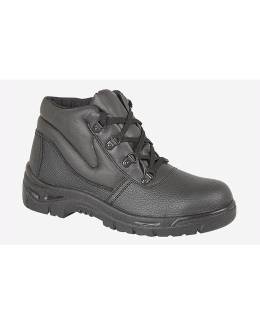 Grafters Black Condor Safety Boot Leather for men