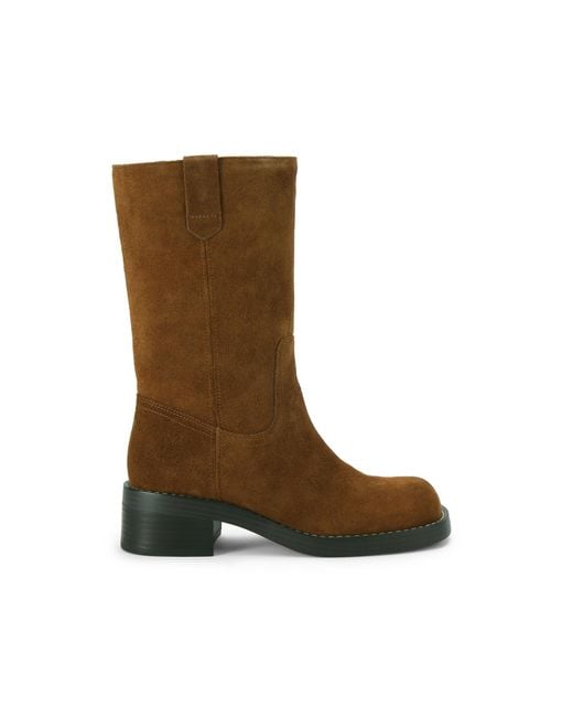 KG by Kurt Geiger Brown Suede Stint Boots