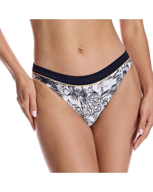 Ory Blue Classic Bikini Bottom W251555