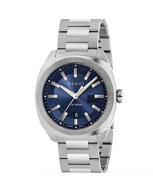 Gucci Metallic Ya142303 Quartz Watch With Dial And Stainless Steel Bracelet for men
