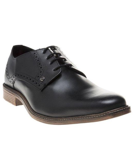 Lambretta Black Harvey Derby Shoes for men