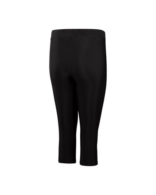 Speedo Black Ladies 3/4 Length Swimming Trousers
