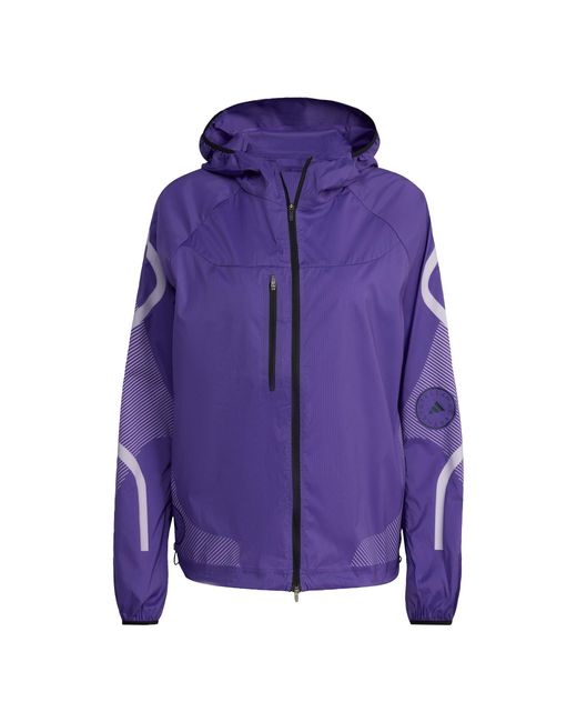 Adidas By Stella McCartney Purple Running Jacket