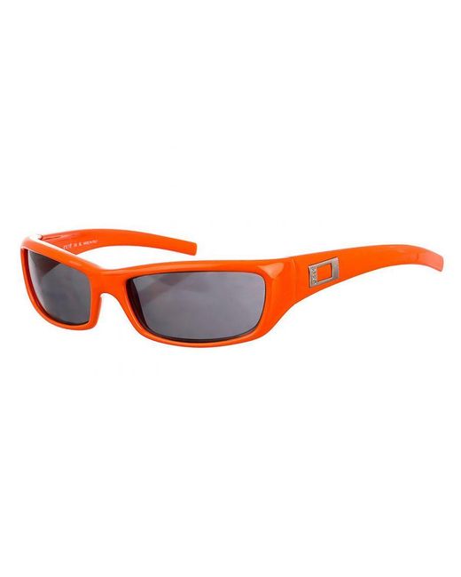 Exte Orange Acetate Sunglasses With Rectangular Shape Ex-60607
