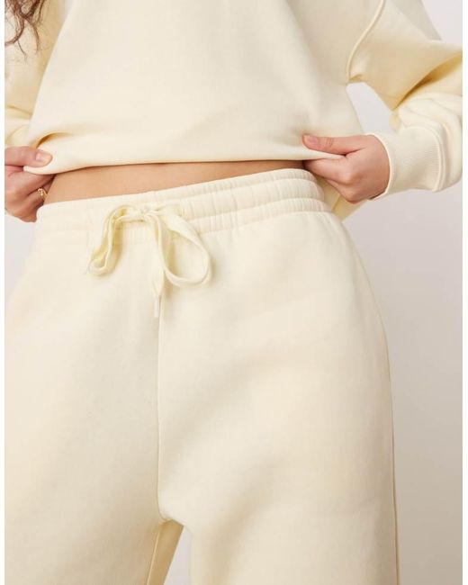 Gina Tricot Natural Mix And Match Straight Leg Joggers
