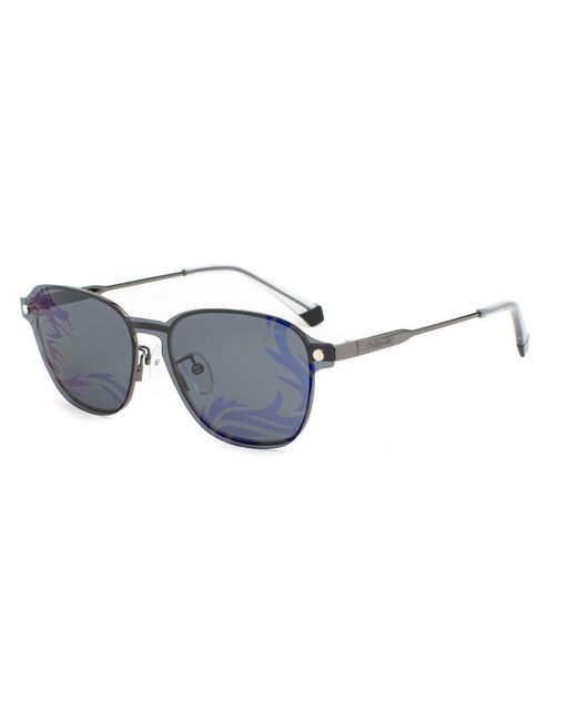 Polaroid Multicolor Silver Metal Sunglasses