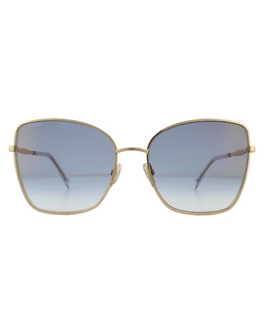 Jimmy Choo Blue Sunglasses Alexis/S 000 1V Rose Gradient Metal