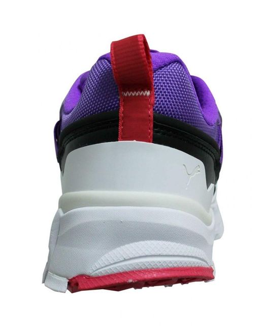 PUMA Purple Trailfox Overland Low Lace Up Trainers 369824 08 for men