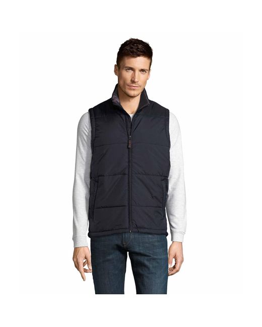 Sol's Black Warm Padded Bodywarmer Jacket