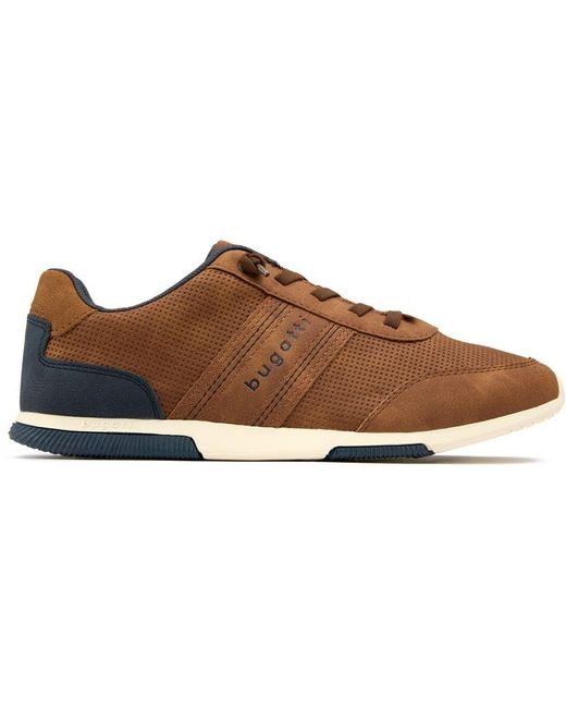 Bugatti Low Profile Sneaker in Brown für Herren