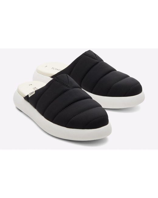TOMS Black Alpargata Mallow Mule