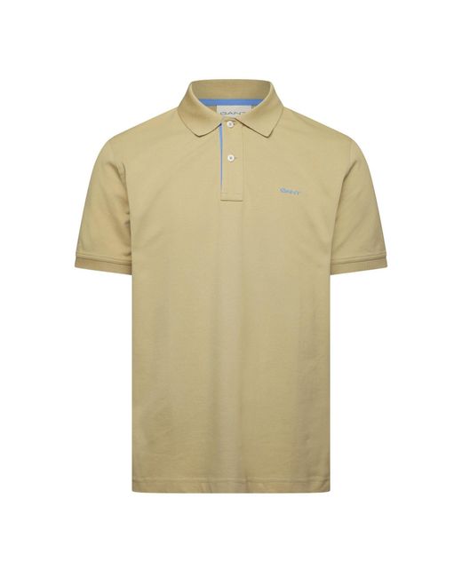 Gant Green Contrast Polo S for men