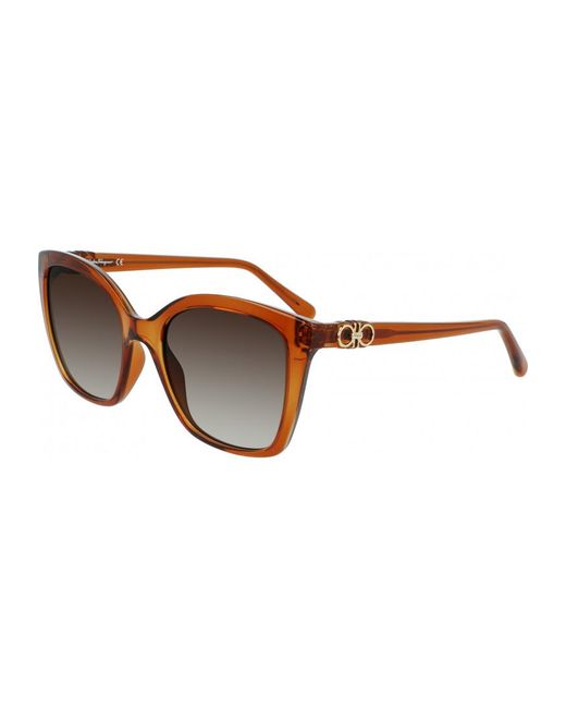 Ferragamo Brown Sf1026S 54 261 Sunglasses