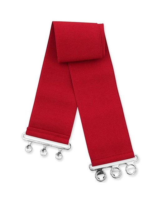 Enzo Red Elasticated Belt