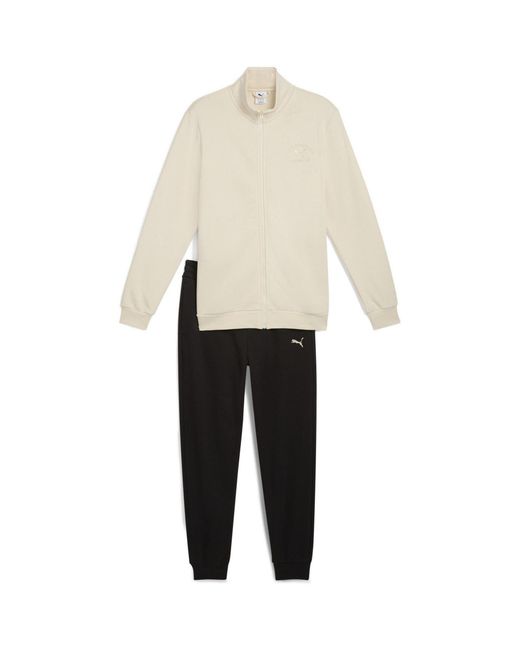 PUMA White Colorblock Tracksuit for men