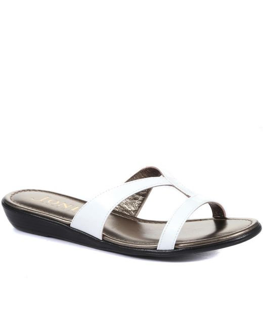 Jones Bootmaker Brown Klevina Leather Sandals