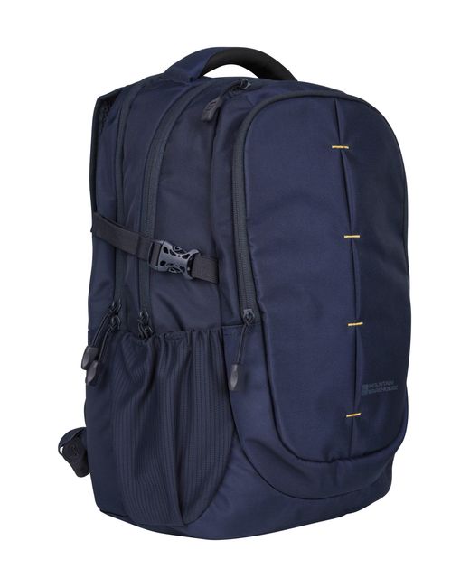 Mountain Warehouse Blue 'Vic' Laptop Bag With Multiple Pockets Everyday Travel Backpack