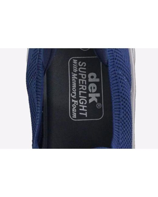 Dek Blue Harlan Memory Foam for men