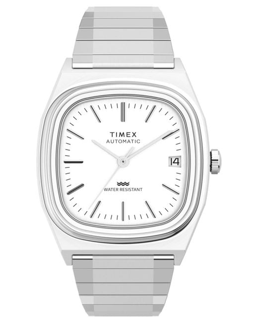 Timex Gray 1983 E Line Reissue Watch Tw2W70800 Stainless Steel for men