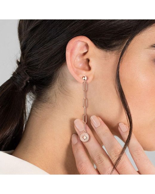 Valero Pearls White Stainless Steel Earring