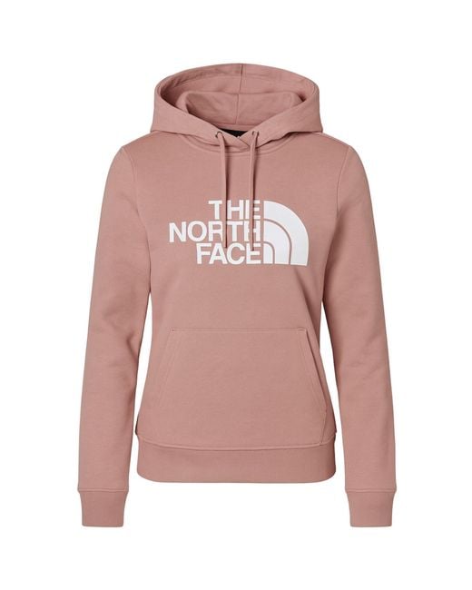 The North Face Pink Light Drew Peak Hd Hoodie Cotton