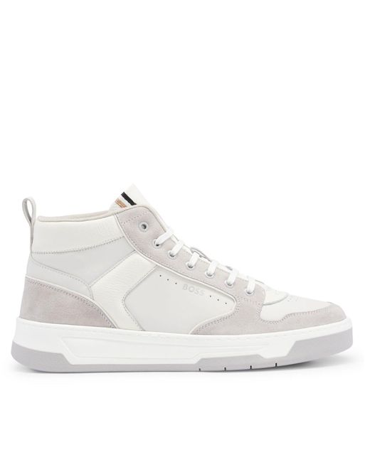 Boss White Baltimore Trainers for men