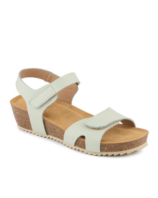 Jones Bootmaker Metallic Joanie Leather Sandals